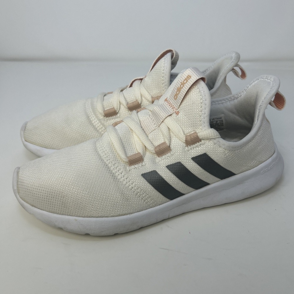 adidas Women's Cloudfoam Pure 2.0 - Chalk White/Iron Metallic - Size 6 - H00948